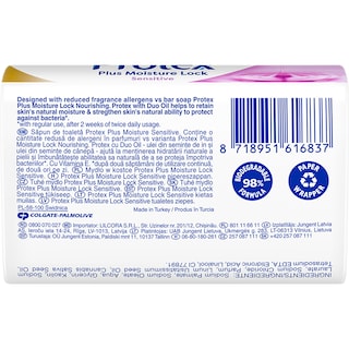 Protex | Sapun solid Plus Moisture Lock Sensitive 90g