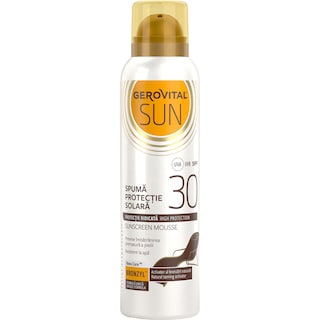 Gerovital | Sun | Spuma protectia solara SPF 30 150ml