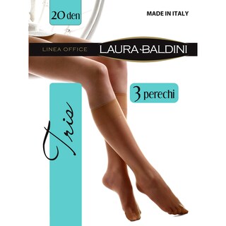 Laura Baldini | Sosete Tris 3/4 20den 3 perechi