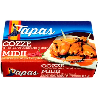 Tapas | Midii in sos escabeche picant 112g