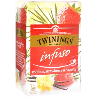 Twinings | Ceai cu rooibos, capsuni si vanilie 40g