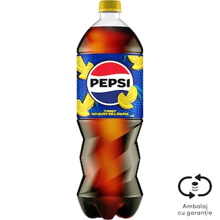 Pepsi | Twist | Bautura racoritoare carbogazoasa cu suc de lamaie 1.25L