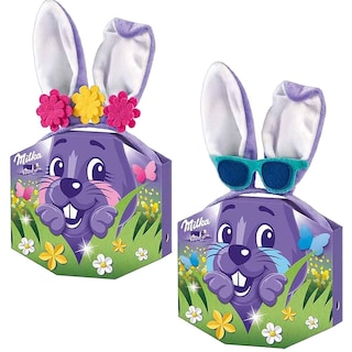 Milka | Mix ciocolata cu lapte cu bentita iepuras 149g