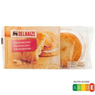 Delhaize | Prajituri macarons cu nuca de cocos 200g