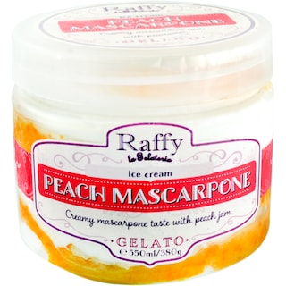 Raffy | Inghetata cu piersici si branza Mascarpone 380g