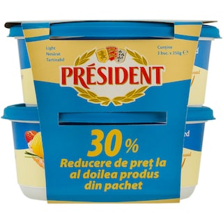 President | Pachet specialitate tartinabila 2x250g
