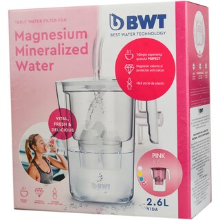 BWT | Cana filtranta Vida roz 2.6L indicator electronic + 1 cartus filtrant Magneziu