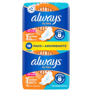 Always | Ultra | Absorbante Normal Deo Fresh 18 bucati