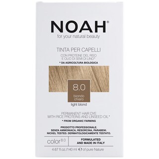 Noah | Vopsea de par fara amoniac blond deschis 8.0 140ml