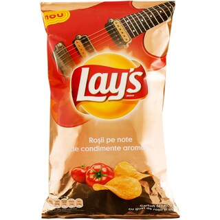 Lay's | Chipsuri cu gust de rosii si usturoi 130g