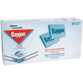 Baygon | Pastile impotriva tantarilor 30 bucati