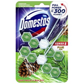 Domestos | Odorizant toaleta cu aroma de pin 2x55g