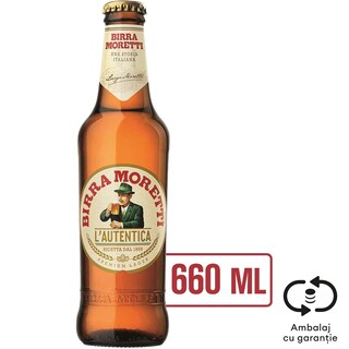 Birra Moretti | Bere blonda 660ml