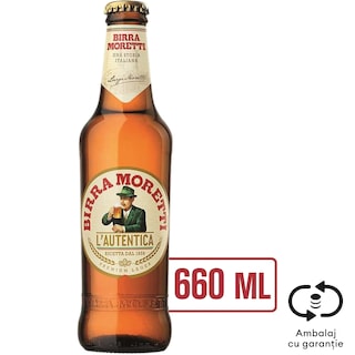 Birra Moretti | Bere blonda 660ml