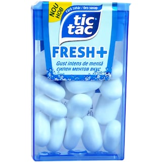 Tic tac | Drajeuri Fresh+ cu gust de menta 11.9g