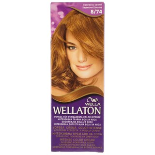 Wellaton | Vopsea de par Caramel 8/74 50ml