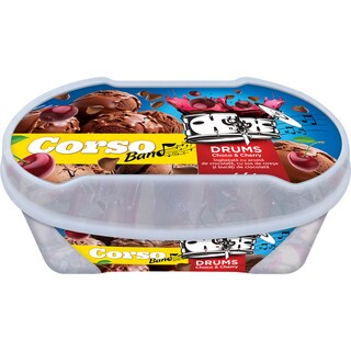 Corso | Inghetata Drums Choco & Cherry 470g