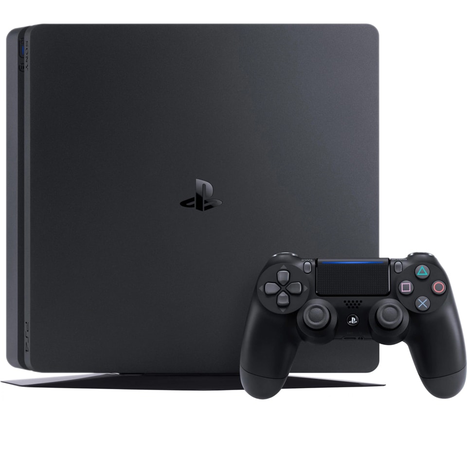 Sony | Consola Playstation 4 Slim 500GB Jet Black cu 3 jocuri