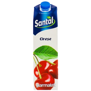 Santal | Bautura racoritoare necarbogazoasa cu suc de cirese 1l