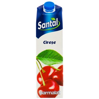 Santal | Bautura racoritoare necarbogazoasa cu suc de cirese 1l