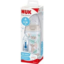 NUK | Biberon First Choice Disney Lion King, 6-18 luni 300ml