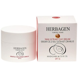 Herbagen | Crema de zi cu extract de melc SPF 15 50g