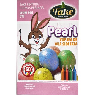 Take | Vopsea de oua sidefata, 4 culori