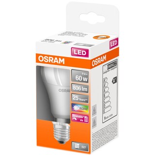 Osram | Bec LED E27 9W(60W) RGB/W, lumina alba si colorata, telecomanda