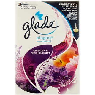 Glade | Odorizant pentru camera rezerva electrica lavanda si piersica 20ml