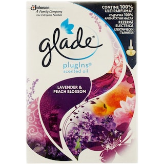 Glade | Odorizant pentru camera rezerva electrica lavanda si piersica 20ml