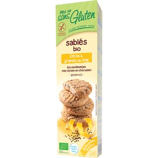 Ma vie sans Gluten | Fursecuri cu lamaie si chia bio 150g