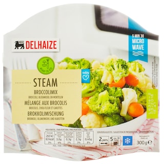 Delhaize | Mix de legume cu broccoli, conopida si morcov 300g