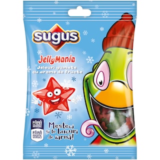 Sugus | JellyMania | Jeleuri gumate cu arome de fructe, Steluta 150g