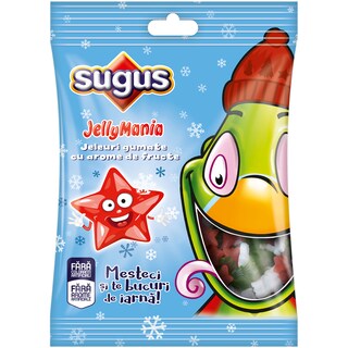 Sugus | JellyMania | Jeleuri gumate cu arome de fructe, Steluta 150g