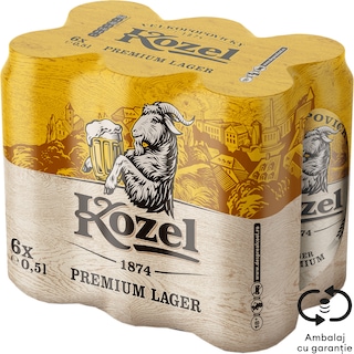 Kozel | Bere blonda Premium Lager 6x0.5L