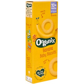 Organix | Biscuiti bio 10+ pentru bebelusi mai mari de 10 luni 54g