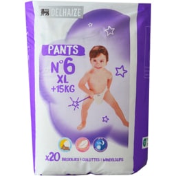 Scutece chilotel, marimea 6, +15kg, 20 buc