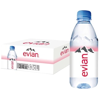 Evian | Apa minerala naturala plata 0.33L