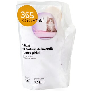 365 Essential | Silicat cu parfum de lavanda pentru pisici 3.8l