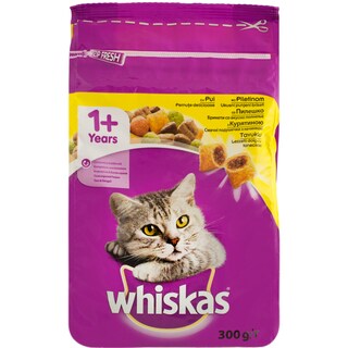 Whiskas | Hrana uscata pentru pisici cu pui 300g