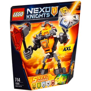 Lego | Nexo Knights | Figurina robot Axl Costum de lupta