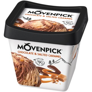 Movenpick | Inghetata cu ciocolata si caramel sarat 278g