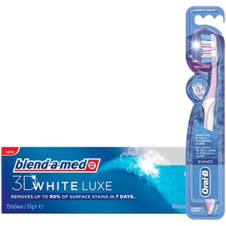 Blend-a-med | 3D White | Pasta de dinti + 3d white brilliance gratis 75ml