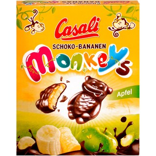 Casali | Banane acoperite cu ciocolata Monkeys 140g