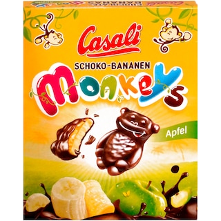 Casali | Banane acoperite cu ciocolata Monkeys 140g