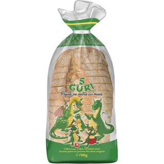 Vel Pitar | Paine pe vatra 5 Guri feliata 700g