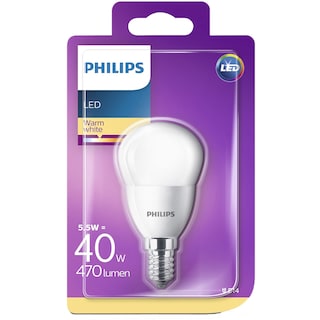 Philips | Bec LED E14 5.5W (40W) lumina calda