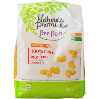 Nature's Promise Free From | Paste cornetti din porumb, fara ou, fara gluten 500g