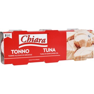 Chiara | Ton in ulei de floarea soarelui 3x80g