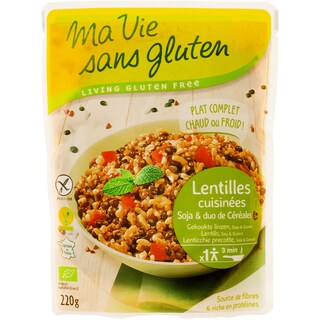 Ma vie sans Gluten | Mix cu linte, soia si cereale bio, fara gluten 220g